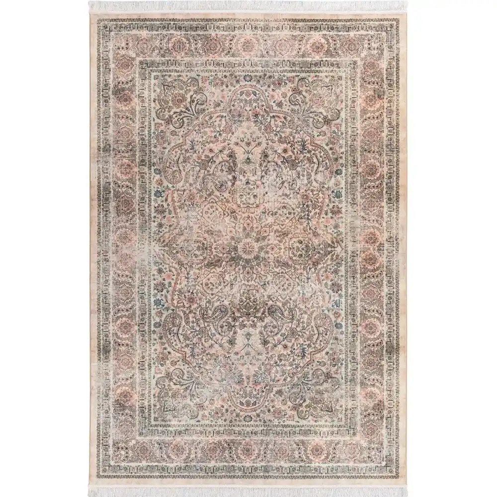 فرش ماشینی کد 25cn0300 کرم 1200 شانه